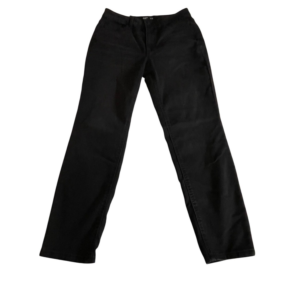 OAT New York Womens Black Straight Leg Denim Jeans Size 6/28 NWT